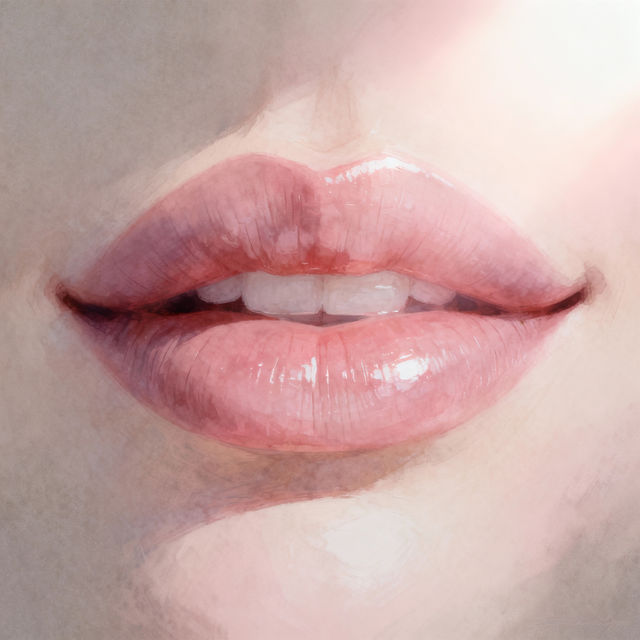 Smiling Lips Drawings gallery