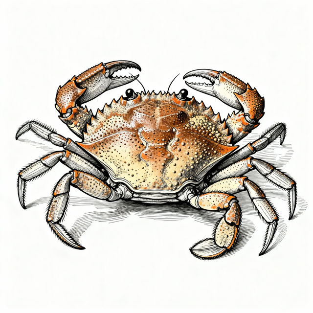 Drawing Of A Crab gallery