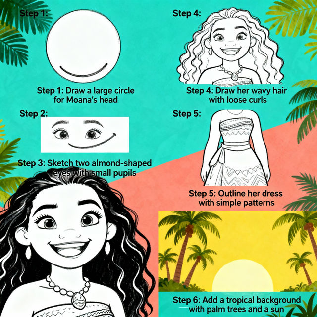 Moana Drawing Easy gallery