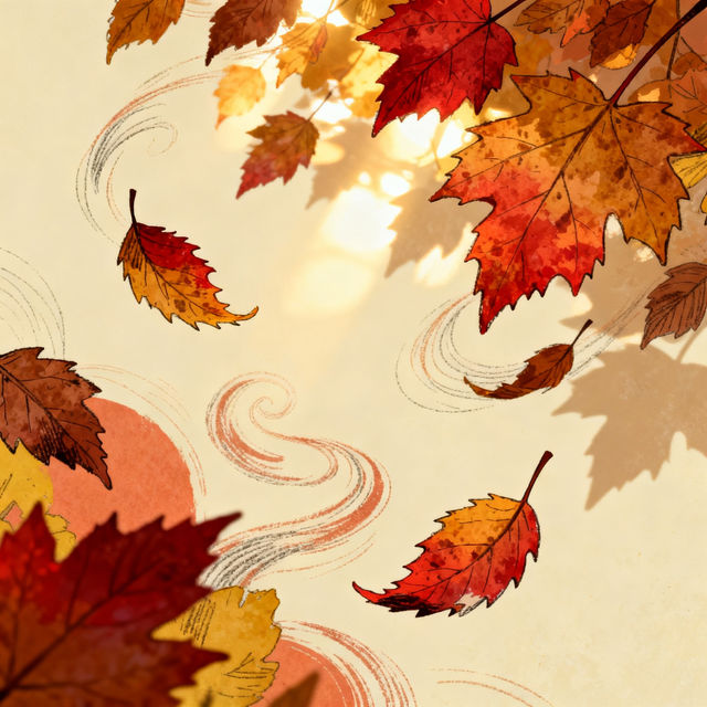 Fall Leaves Drawings - AI Generated Art gallery