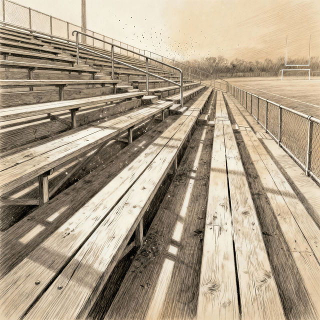 Bleachers Drawings - Made With AI gallery