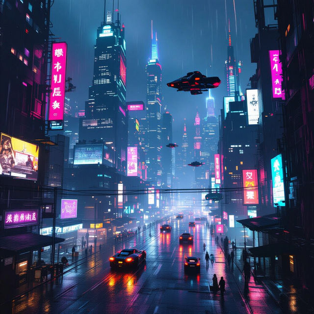 Cyberpunk Images - Created with AI gallery