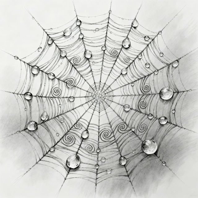 Spider Web Drawings gallery