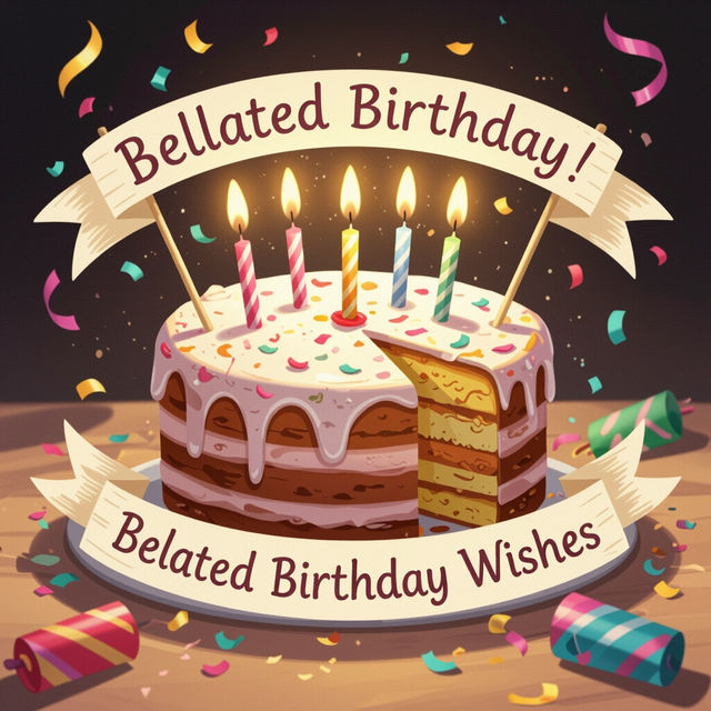 Happy Belated Birthday Images With Quotes gallery