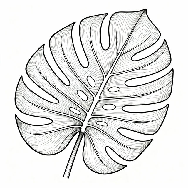 Easy Leaf Drawings gallery