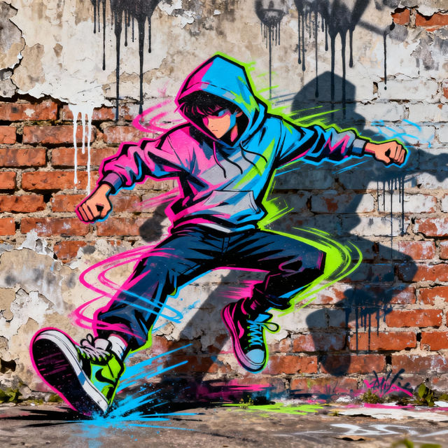Graffiti Character Drawings - Made With AI gallery