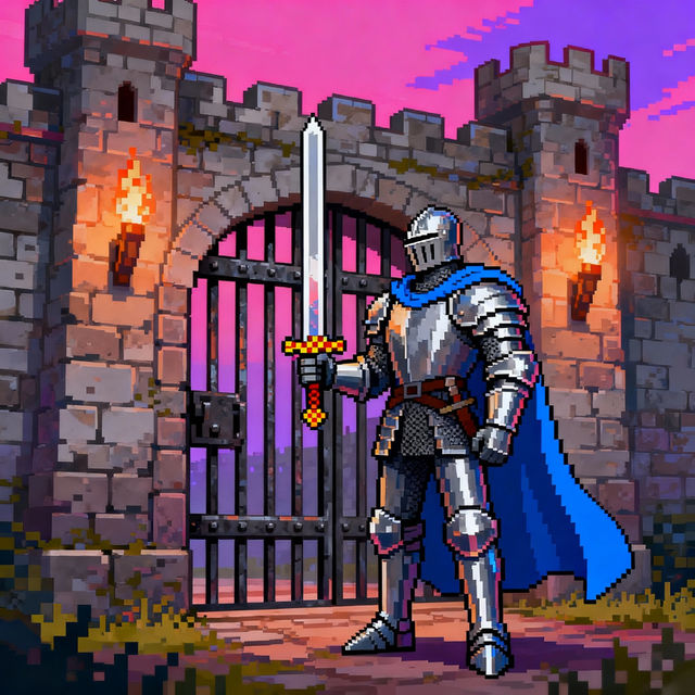 Pixel Art Knight gallery