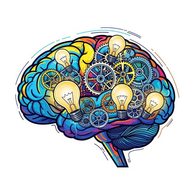 AI-Generated Brain Clip Art gallery