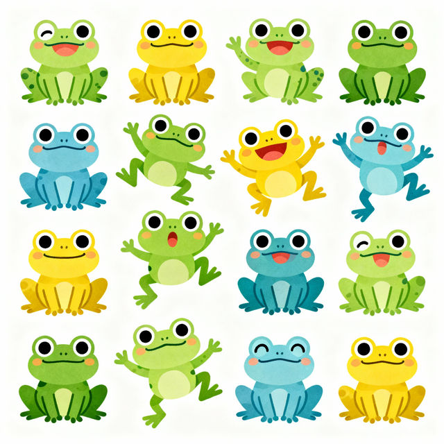 Frog Clip Art - Made With AI gallery