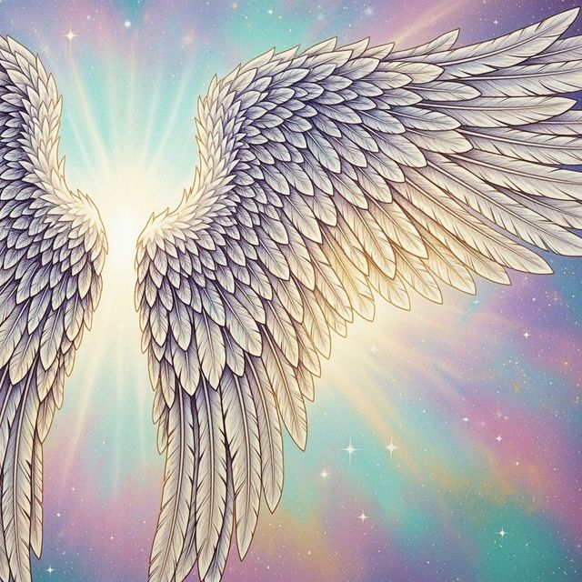 Create an Angel Wings Drawing With AI gallery