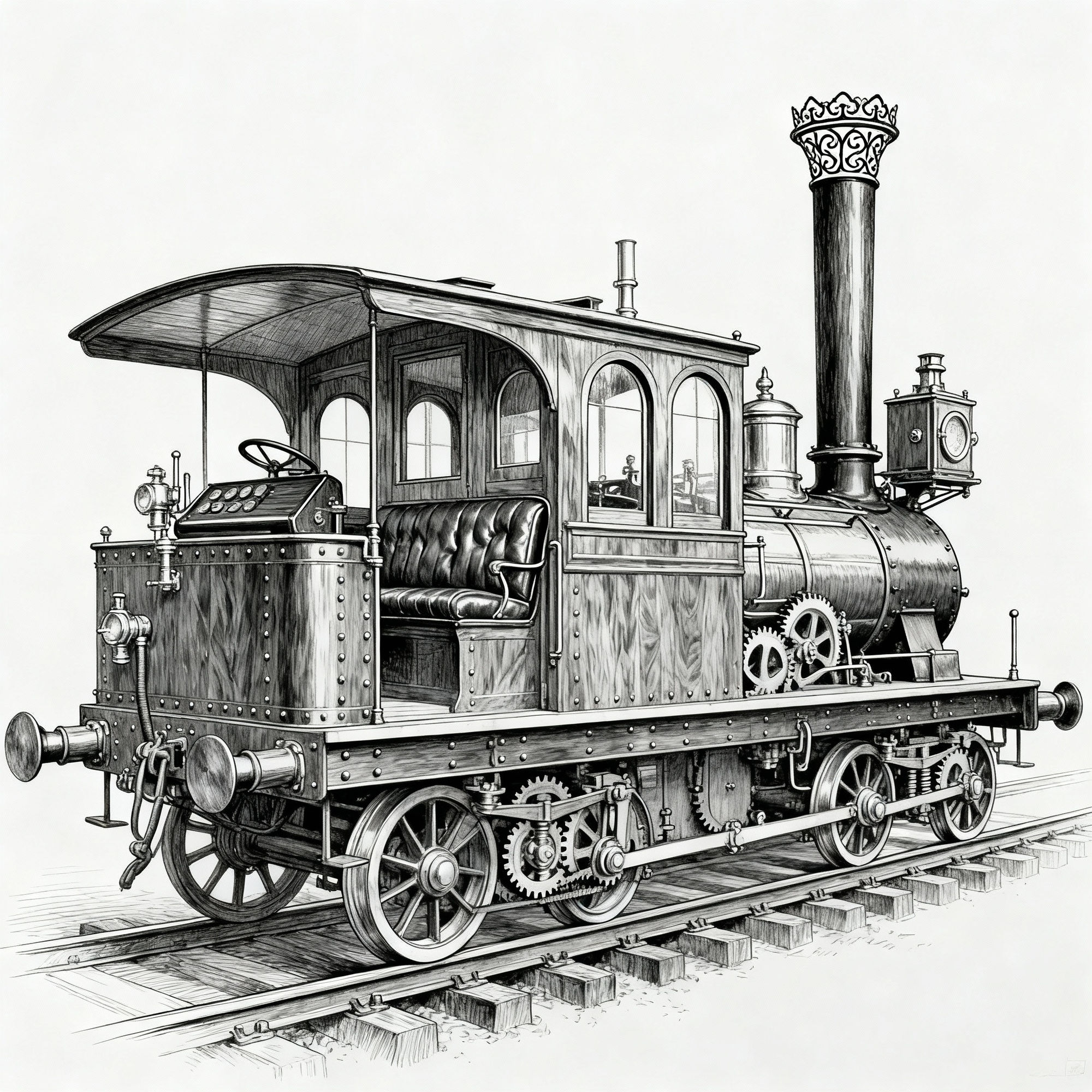AI Train Car Drawings - Create Your Own