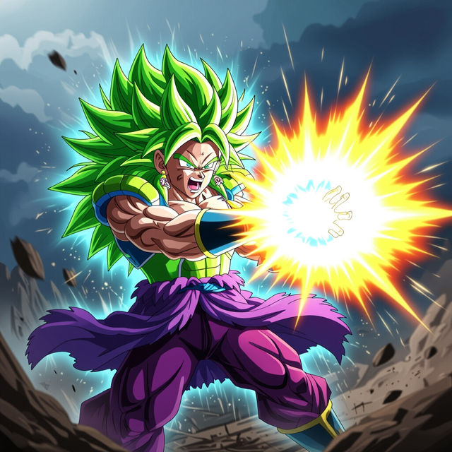 Broly Drawing - AI Generated gallery