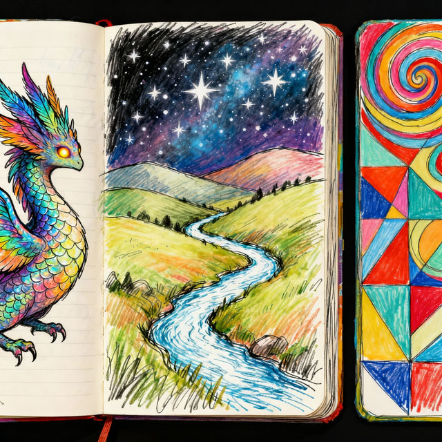 Drawing Ideas - AI Generated gallery