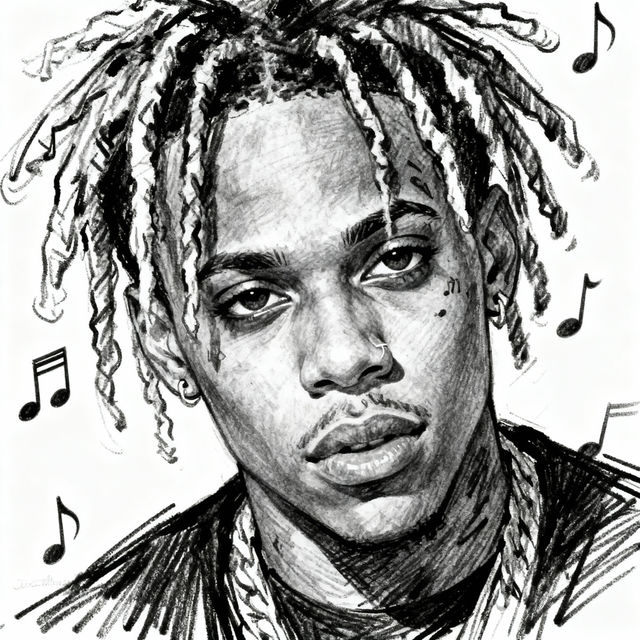 Juice WRLD Sketch Art gallery