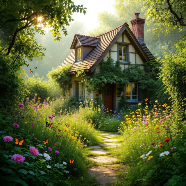 Cottage Core Art - Made With AI gallery