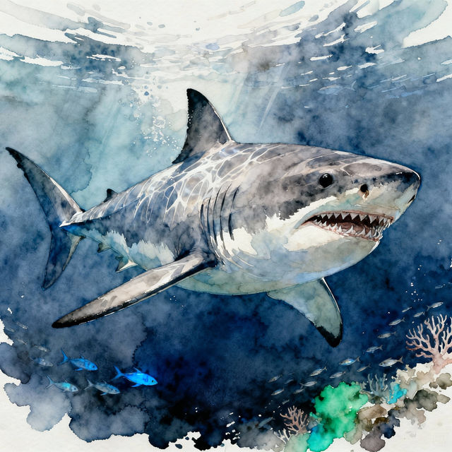 Shark Drawings - Made With AI gallery