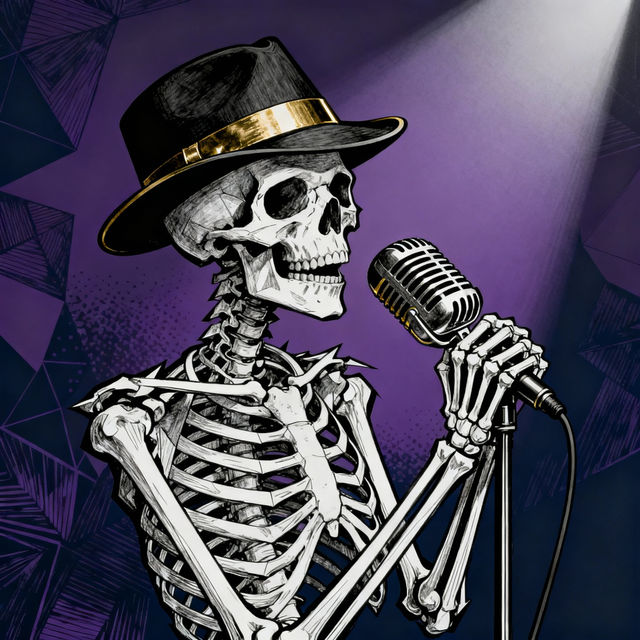 Cool Skeleton Drawings gallery