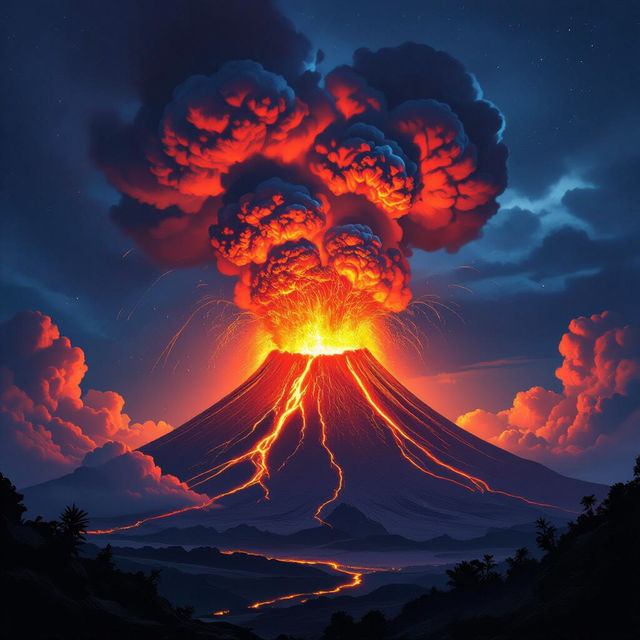 Volcano Pictures - Made With AI gallery