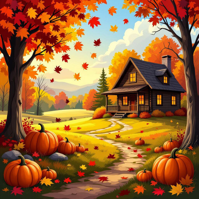 Hello Fall Wallpapers - AI Generated gallery