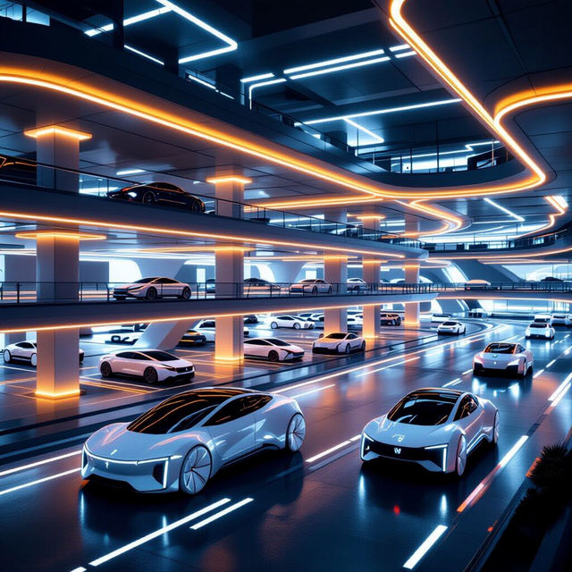 Parking Lot Images - AI Generated gallery