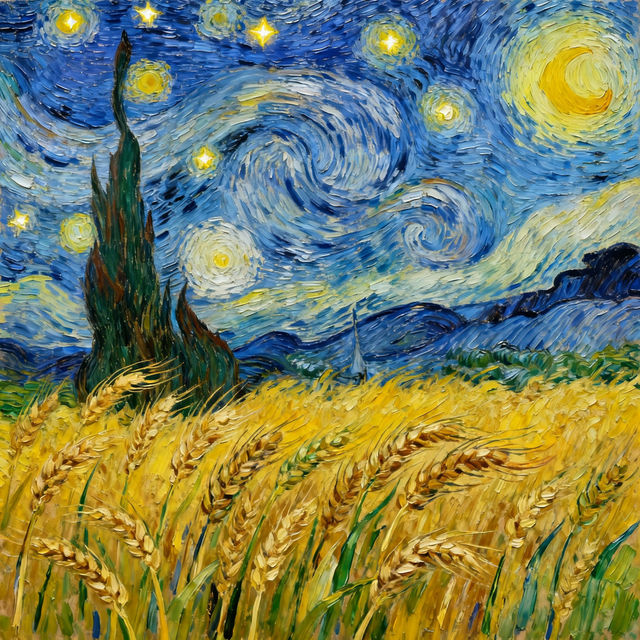 Van Gogh Drawings - AI Generated gallery