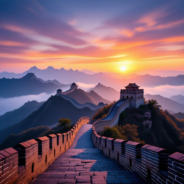 Great Wall of China Pictures - AI Generated gallery