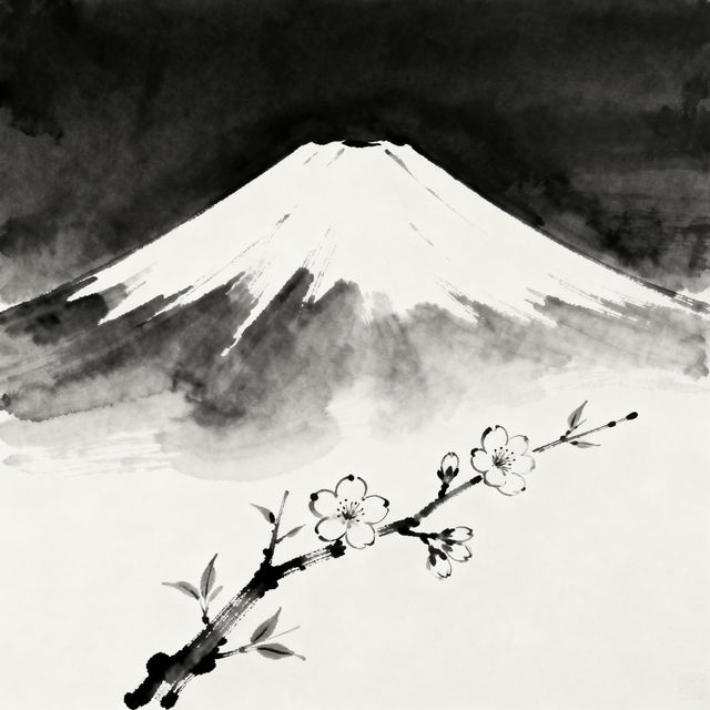 Mount Fuji Drawings - AI Generated Art gallery
