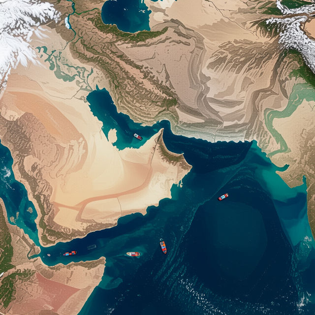 Strait of Hormuz Satellite Images gallery