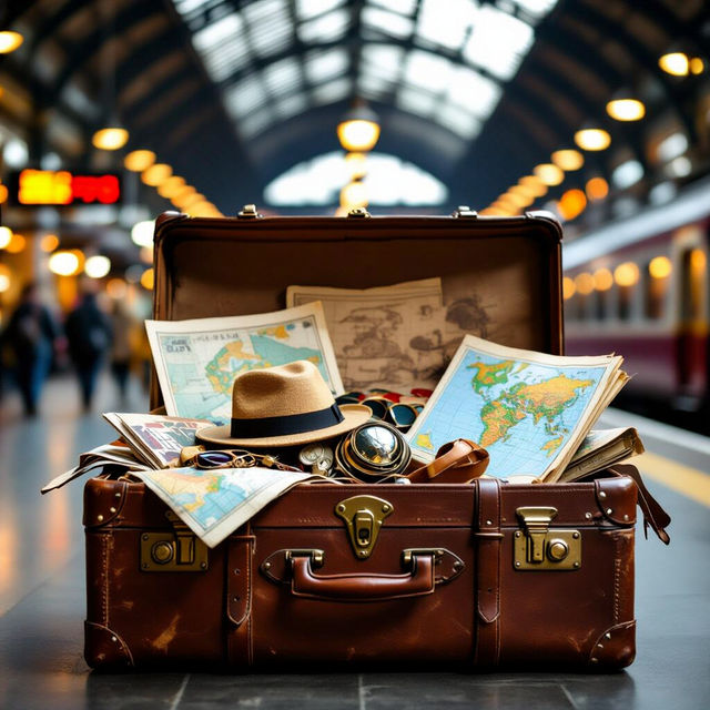 Suitcase Images - Made With AI gallery