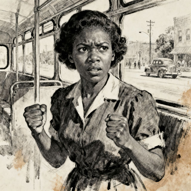 Claudette Colvin Drawing gallery