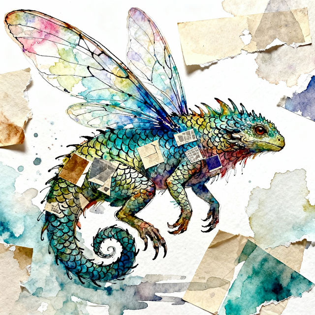 Mixed Media Drawings - Created with AI gallery