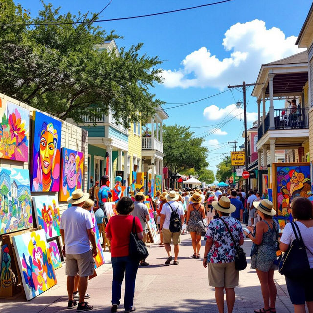 Art Walk Galveston - AI Art gallery
