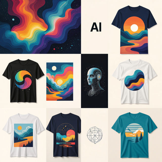 Shirts With Pictures - AI Generated Designs gallery