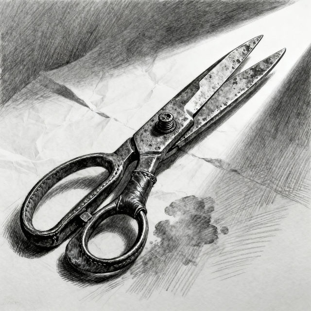 Drawing Of Scissors gallery