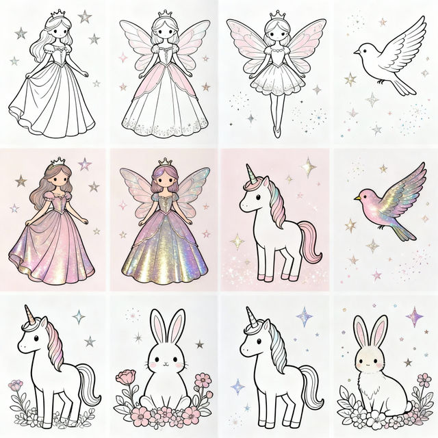 Pictures To Color For Girls gallery