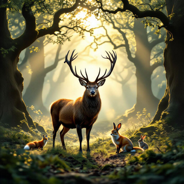 Forest Animals Pictures - AI Generated gallery