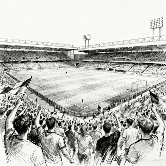Stadium Drawings - AI Generated gallery