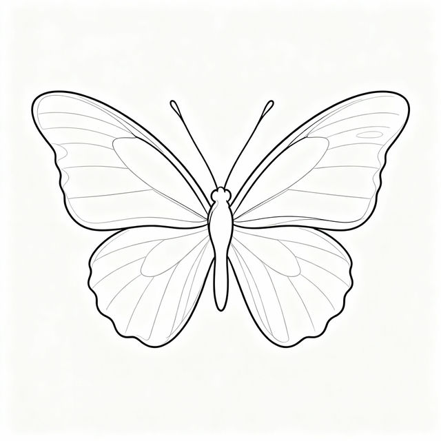 Simple Sketch Butterfly Drawings gallery