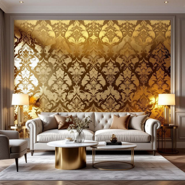 Foil Wallpaper - AI Generated Designs gallery