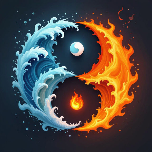 Yin and Yang Art - AI Generated gallery
