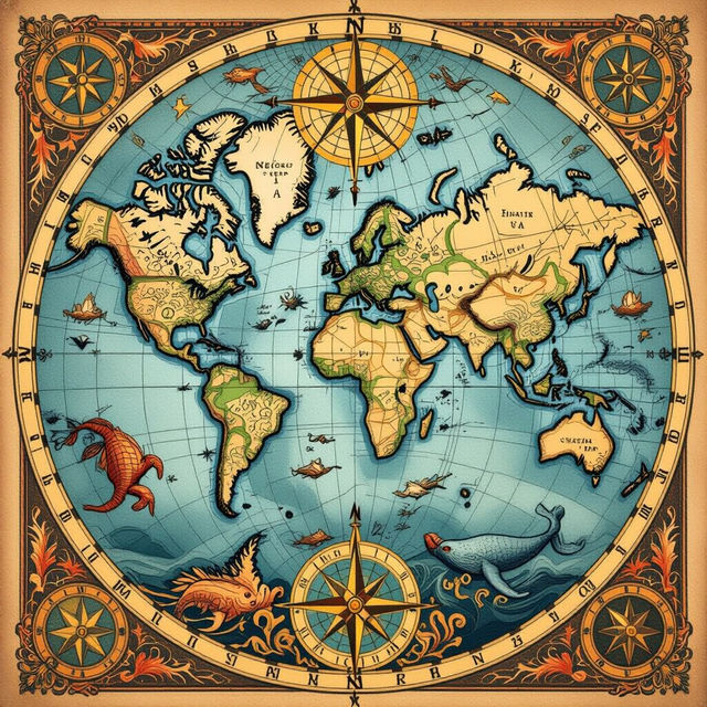 World Map Pictures - Generated by AI gallery