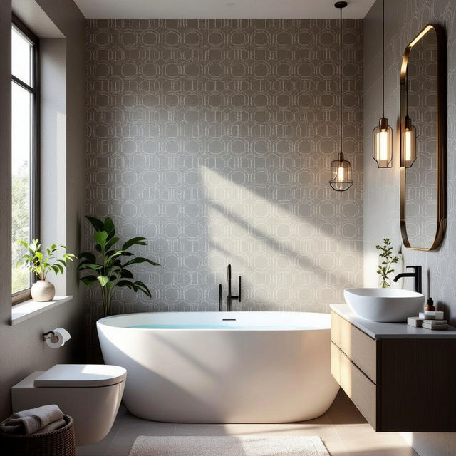Best Waterproof Wallpaper For Bathroom gallery