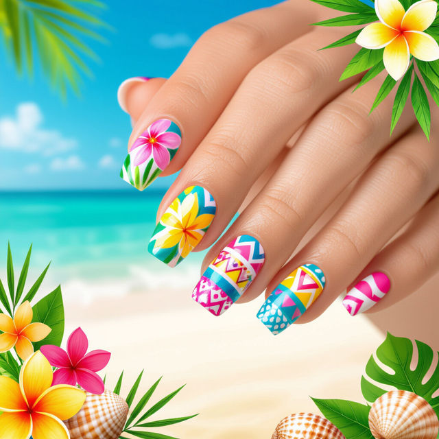 Nail Art Summer Ideas gallery