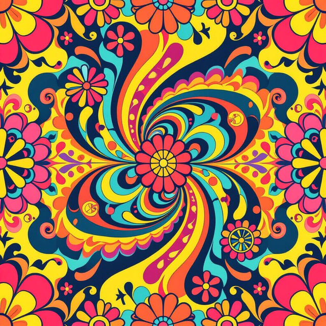 Hippie Wallpaper - Made With AI gallery