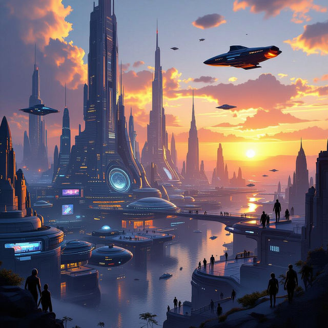 Sci-Fi Concept Art - Created with AI gallery