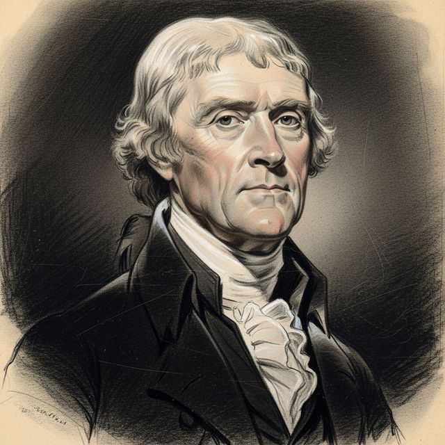 Thomas Jefferson Drawings and Art gallery