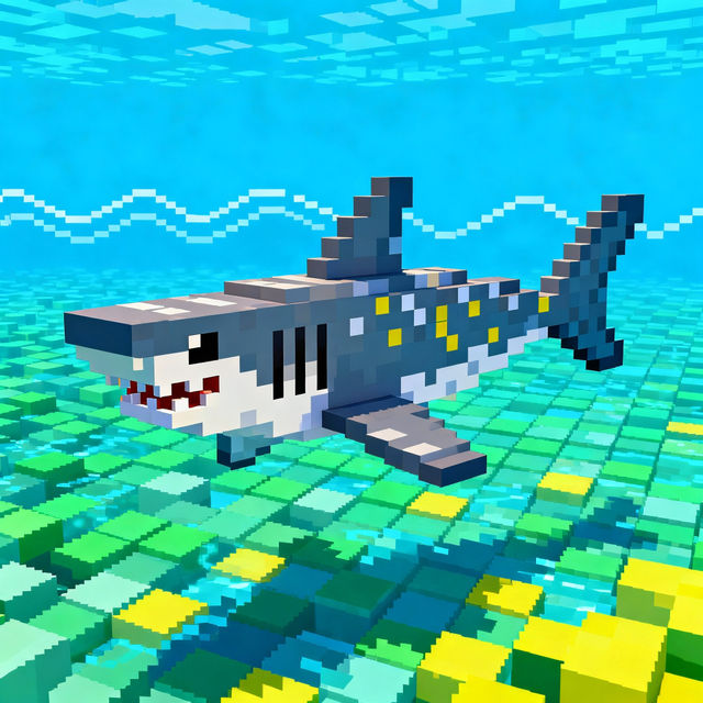 Shark Pixel Art gallery