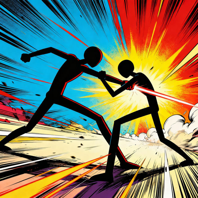 Stickman Drawing Fight Anime Art gallery