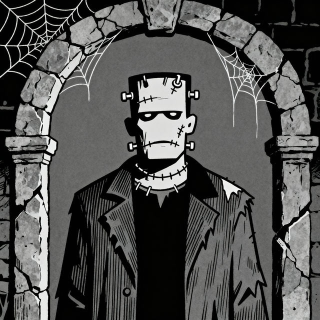 Frankenstein Art - Easy AI Drawings gallery