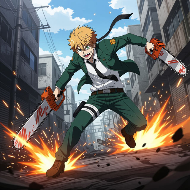 Denji Drawings - AI Generated gallery